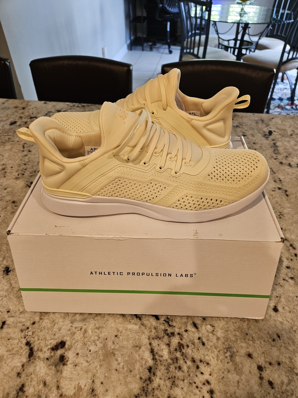 APL TechLoom Men’s Athletic Shoes - Cream